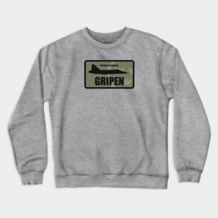 JAS 39 Gripen Patch (subdued) Crewneck Sweatshirt